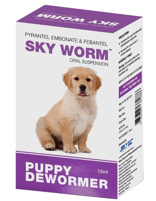 Skyworm Puppy Deworming Syrup 15 ML