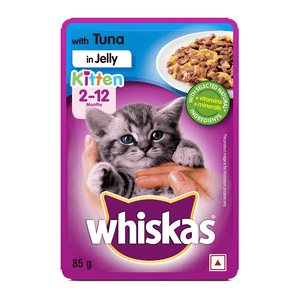 Whiskas Tuna in Jelly Kitten Wet Food, 85 Gm